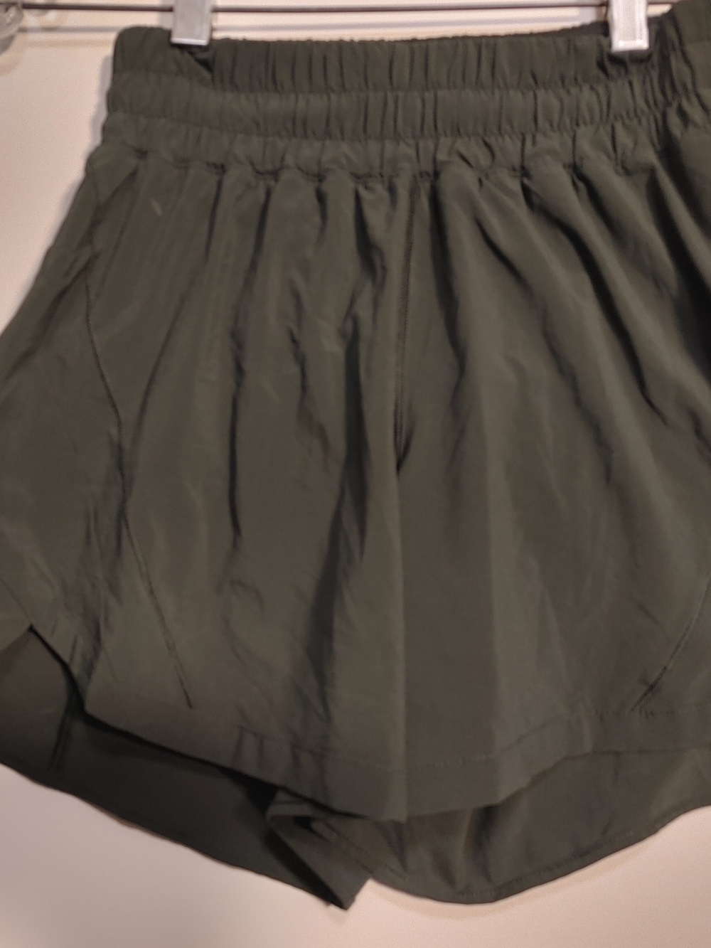 lululemon athletica Olive Green Athletic Skort
